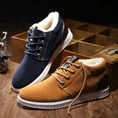 Men's Casual Sneakers with Cotton Lining
