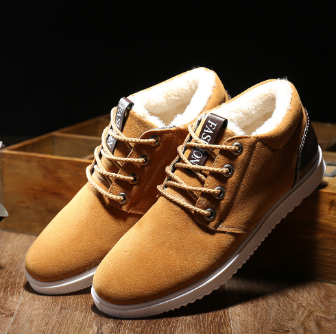 Men's Casual Sneakers with Cotton Lining